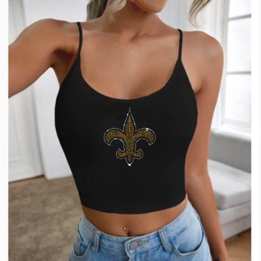 New Orleans  Rhinestone Cami Top